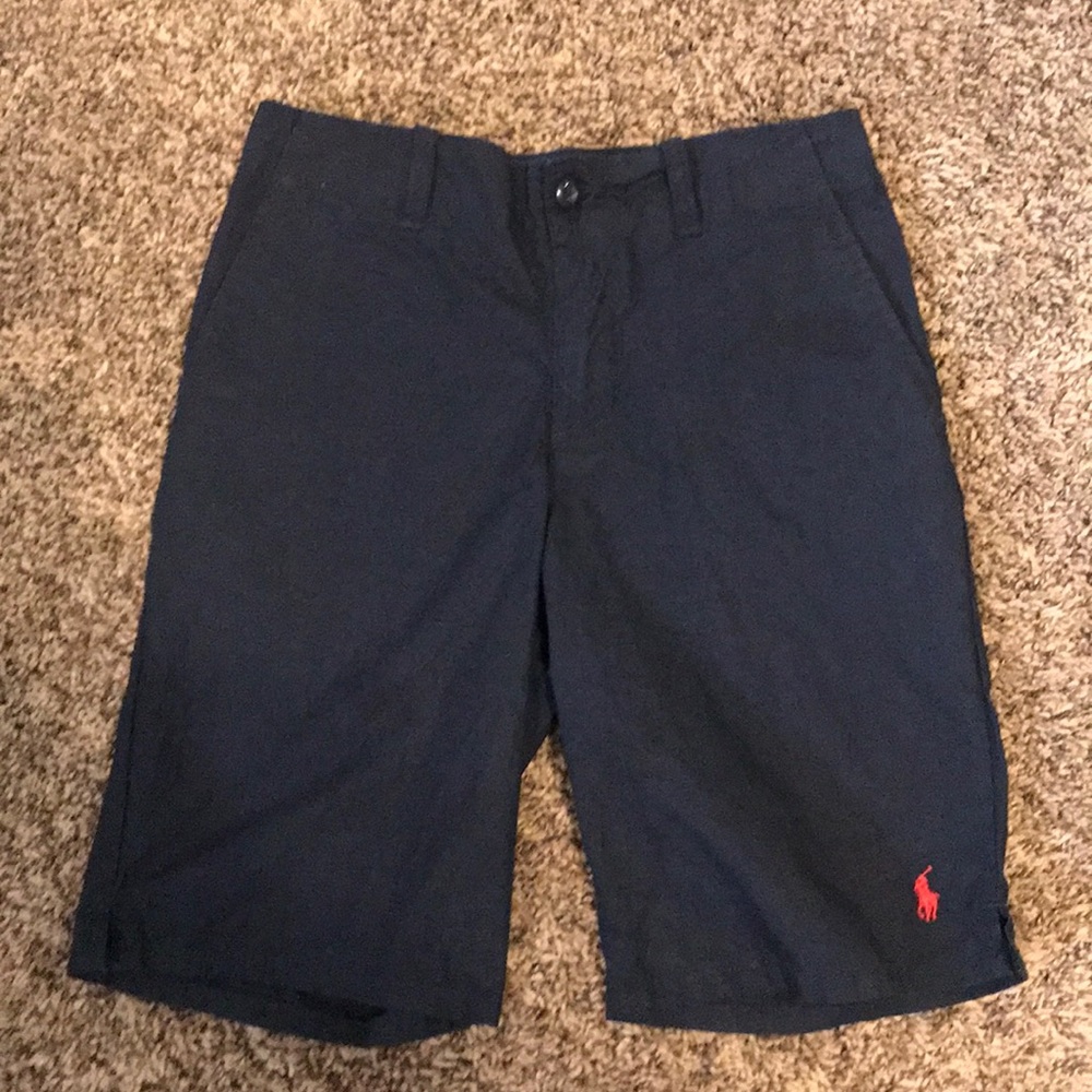 Boys Ralph Lauren  navy blue dress shorts